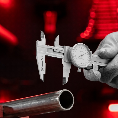 Штангенциркуль, 150 мм, стрелочный Matrix фото 11