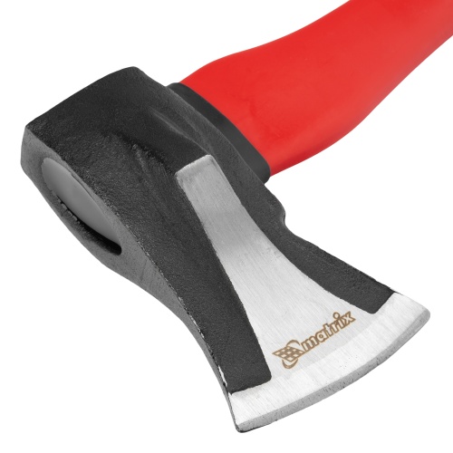 Топор-колун с клиновидным полотном 1000 г, фибергласовое двухкомпонентное топорище 380 мм Matrix фото 3