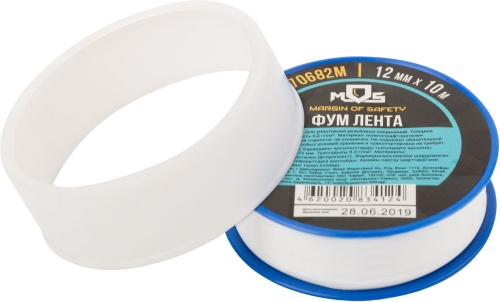 Лента ФУМ MOS 70682М 12 мм 10 м фото 3
