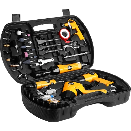 Набор пневмоинструмента и аксессуаров DEKO PT61D в кейсе, 61 предмет 085-1083 фото 4