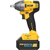 Гайковерт ударный аккумуляторный DELI 320Нм DC230 (2АКБ + ЗУ, 20В х 4Ач, 3000 уд/мин, сумка) 162794