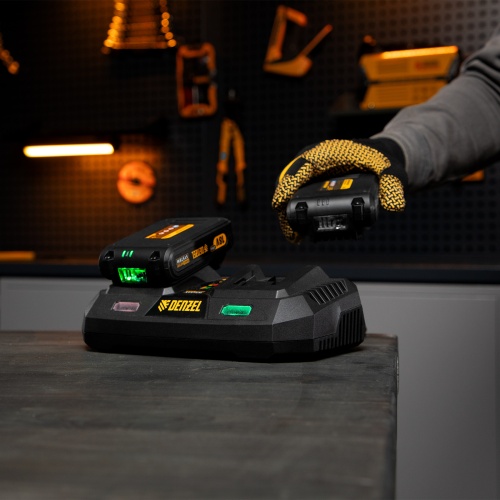 Батарея аккумуляторная IB-18-2.0, Li-Ion, 18 В, 2.0 А/ч Denzel фото 12