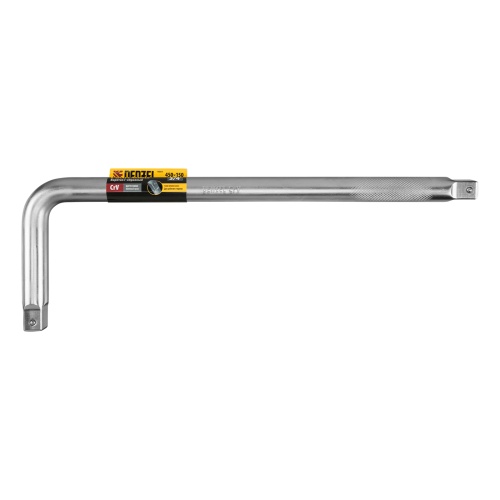 Вороток Г-образный, 450*150 мм, квадрат 3/4", CrV, матовый хром Denzel фото 7 Вороток Г-образный, 450*150 мм, квадрат 3/4", CrV, матовый хром Denzel фото 7