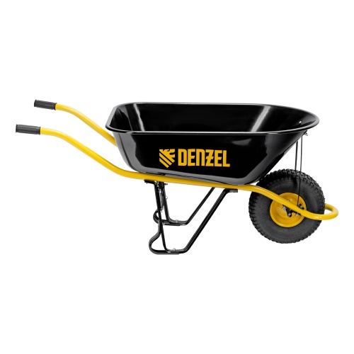 Тачка строительная, усиленная, объем 130 л, 230 кг, колесо 15х6.00-6 Denzel фото 6