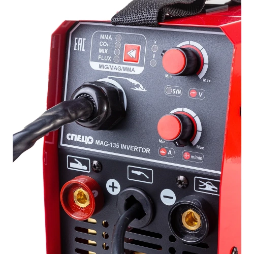 Сварочный полуавтомат СПЕЦ MAG-135 INVERTOR фото 9 Сварочный полуавтомат СПЕЦ MAG-135 INVERTOR фото 9