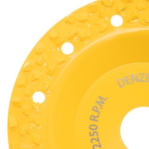 Чашка твёрдосплавная зачистная,125 мм, Плоская, крупное зерно #8// Denzel фото 5