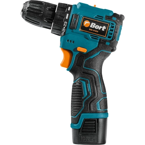Дрель-шуруповерт аккумуляторная BORT BAB-16-BLK (2x2Ah+ЗУ) 93414868 фото 8