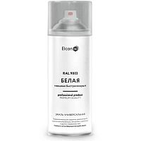 Эмаль аэрозоль акриловая универсальная Elcon белая глянцевая 520 мл RAL 9003