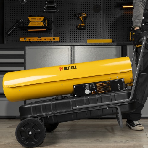 Дизельная тепловая пушка DHG-50, 50 кВт, 1100 м3/ч, прямой нагрев Denzel фото 17