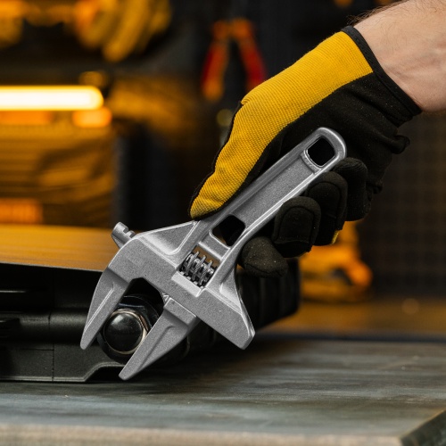 Ключ разводной 205 мм, алюминиевый Denzel фото 11 Ключ разводной 205 мм, алюминиевый Denzel фото 11