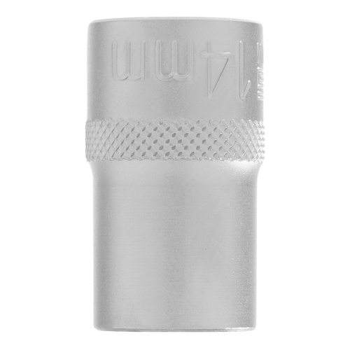 Головка торцевая, 14 мм, двенадцатигранная, CrV, под квадрат 1/2, хромированная Stels фото 3