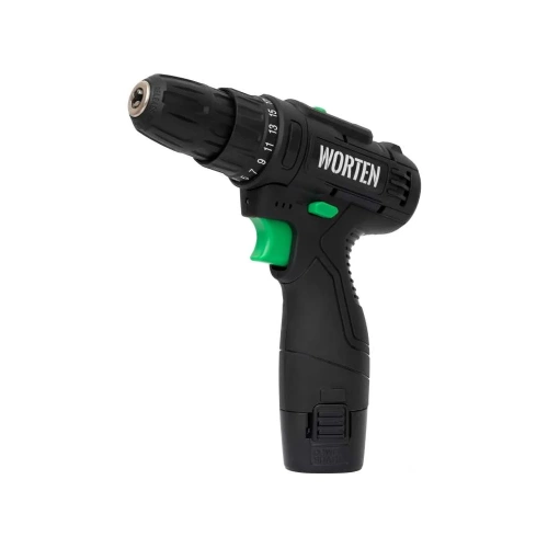 Аккумуляторная дрель-шуруповерт WORTEN 1АКБ, 12В, 1,5 Ач 32Hm КА-90000328 фото 6