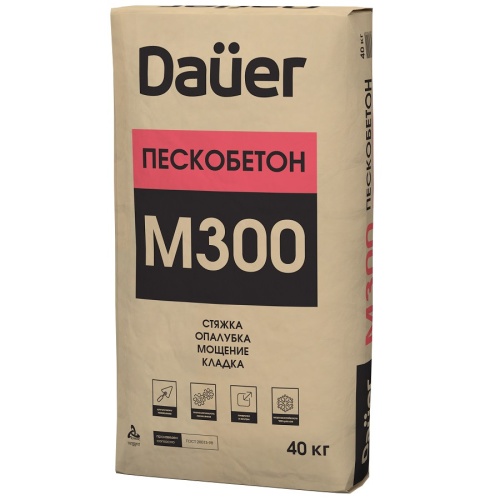 Cухая смесь Dauer М-300 Пескобетон 40 кг