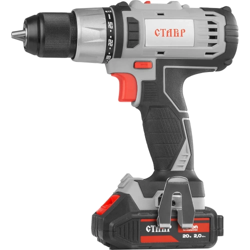 Аккумуляторная дрель- шуруповерт Ставр 20В ЕАП, 40Нм, 13 мм, ДА-20 (без АКБ и ЗУ), 9020100376 фото 8
