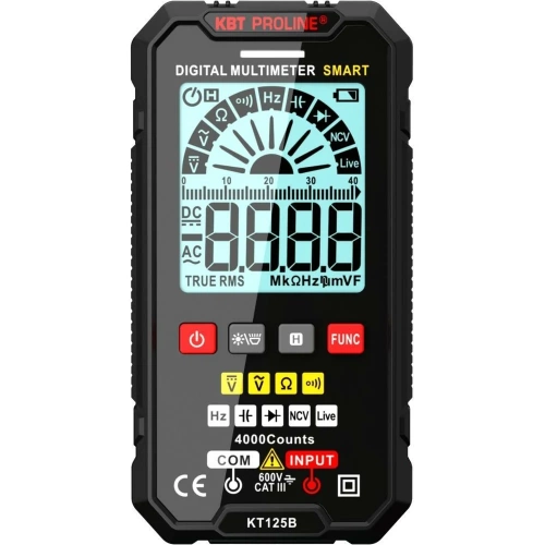 Цифровой мультиметр КВТ SMART KT 125В PROLINE 86325 Цифровой мультиметр КВТ SMART KT 125В PROLINE 86325