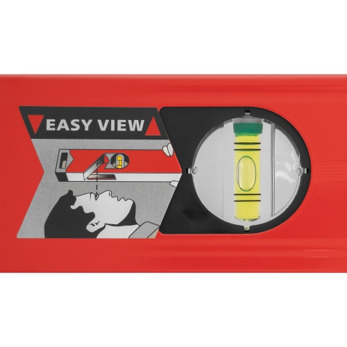 Уровень алюминиевый магнитный, 1200 мм, фрезерованный, 3 глазка (1 зеркальный) усиленный Matrix фото 6