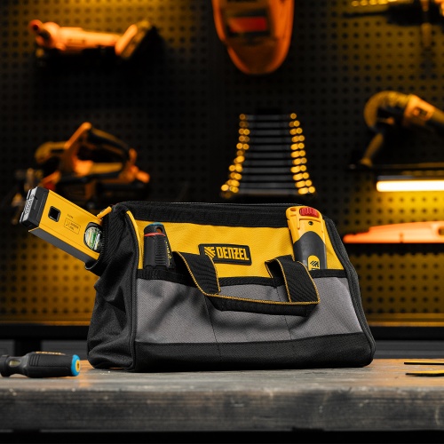 Сумка для инструмента, 305х190х195 мм, 14 карманов Denzel фото 9 Сумка для инструмента, 305х190х195 мм, 14 карманов Denzel фото 9