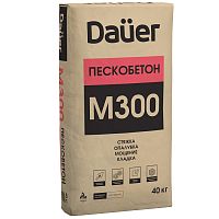 Cухая смесь Dauer М-300 Пескобетон зимняя 40 кг