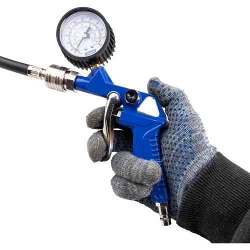 Пистолет для подкачки универсальный Scheppach набор 12 предметов Sch-8031K12-G(65738) фото 11