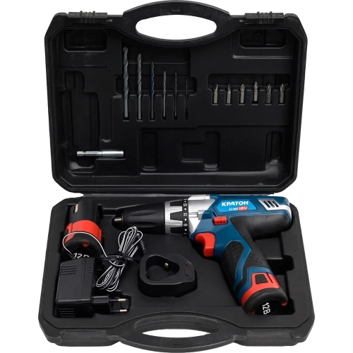 Аккумуляторная дрель-шуруповерт Кратон CDL-12-2-H 3 11 01 052 фото 11