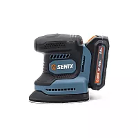 Дельта шлифмашина SENIX серии X2, 20В, с 1 АКБ, 1 ЗУ, PSX2-M3-EU