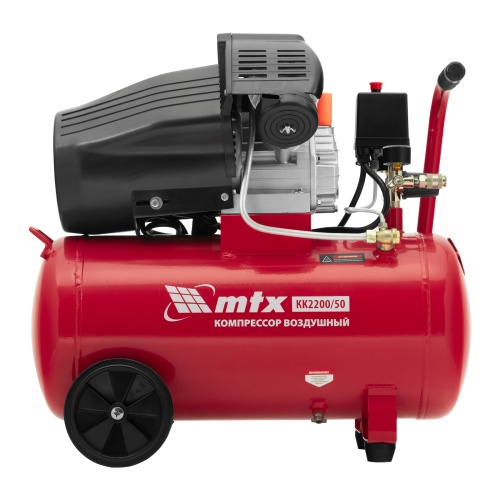 Компрессор воздушный КК-2200/50, 2,2 кВт, 350 л/мин, 50 л, прямой привод, масляный MTX фото 6 Компрессор воздушный КК-2200/50, 2,2 кВт, 350 л/мин, 50 л, прямой привод, масляный MTX фото 6