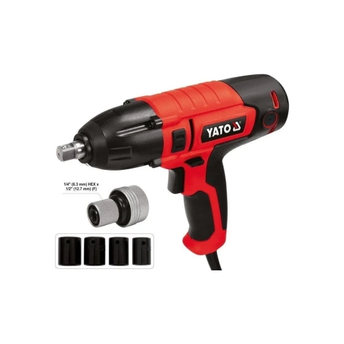 Электрический ударный гайковерт YATO 1/2" 450Вт/450Нм YT-82020 фото 6 Электрический ударный гайковерт YATO 1/2" 450Вт/450Нм YT-82020 фото 6