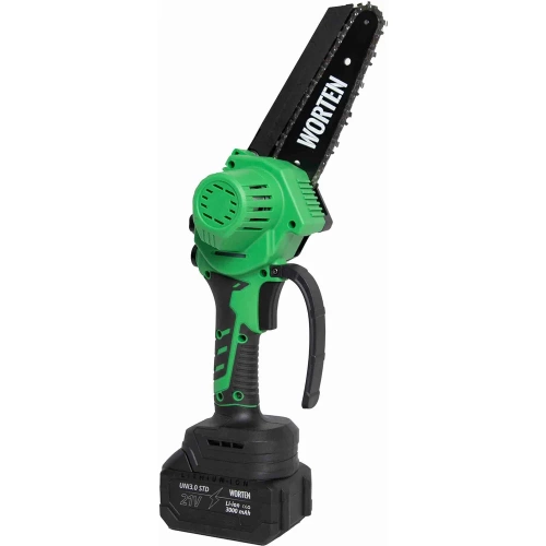 Пила цепная WORTEN 2x3.0Ач 21В шина 6 дюймов с автоматической подачей масла  IM КА-90000598 фото 7