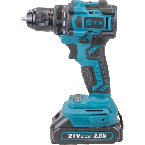 Аккумуляторная дрель бесщеточная EDON AD-21CBL 28013 фото 3