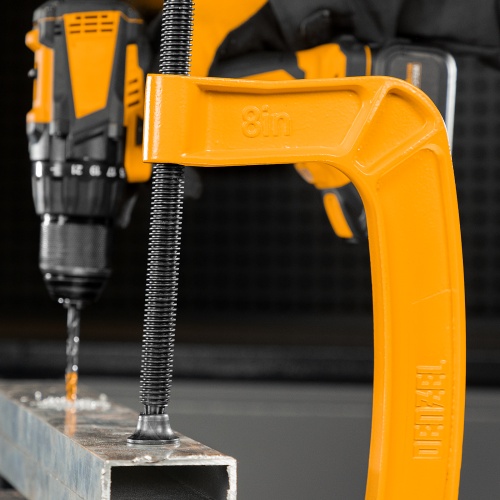 Струбцина G-образная, усиленная, 200 мм Denzel фото 15