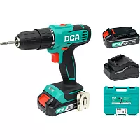 Аккумуляторная дрель-шуруповерт DCA 2 АКБ 2,0 А*ч, в кейсе ADJZ2035i13 (TYPE AM)