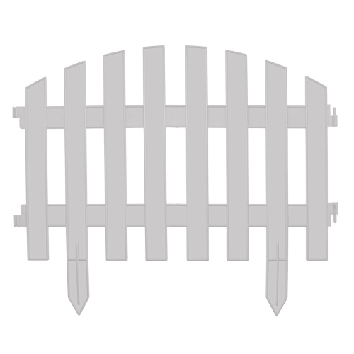 Забор декоративный "Винтаж", 28 х 300 см, белый, Palisad фото 2