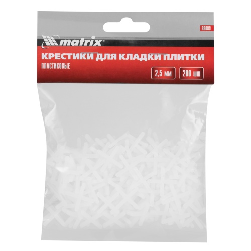 Крестики, 2.5 мм, для кладки плитки, 200 шт Matrix фото 4