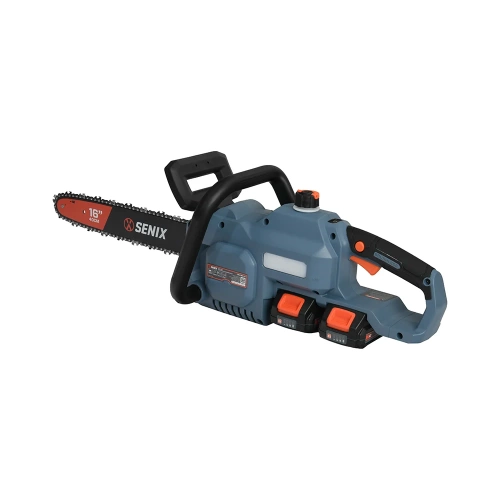 Пила цепная аккумуляторная SENIX 2x2 40V, 40см, 2 акб, 1зу CSX2-M2-EU фото 5 Пила цепная аккумуляторная SENIX 2x2 40V, 40см, 2 акб, 1зу CSX2-M2-EU фото 5