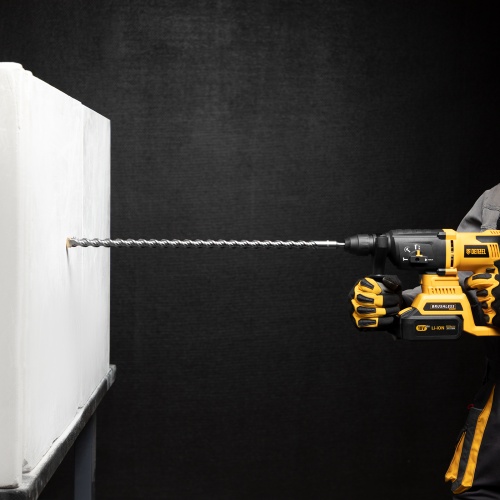 Бур по бетону, двойная спираль, три пылеотводящие кромки, 18 x 600 мм DENZEL фото 6 Бур по бетону, двойная спираль, три пылеотводящие кромки, 18 x 600 мм DENZEL фото 6