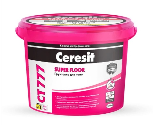Грунтовка для пола Ceresit CT 777 Super Floor 10 л