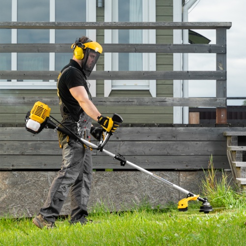 Триммер бензиновый DR-52S, 52 см3, разъемная штанга, состоит из 2 частей Denzel фото 18