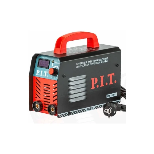 Сварочный аппарат P.I.T. IGBT 4.8кВт, 180А, ПВ-60, ММА 1.6-3.2мм, 190-250В, гор.старт PMI180-C1 Сварочный аппарат P.I.T. IGBT 4.8кВт, 180А, ПВ-60, ММА 1.6-3.2мм, 190-250В, гор.старт PMI180-C1