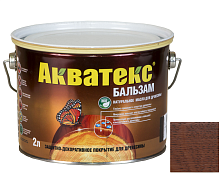 Бальзам масло для древесины Акватекс Махагон 2 л
