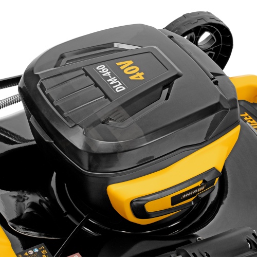 Газонокосилка аккумуляторная бесщет. DLM-460, 460 мм, травосб. 65 л., Li-Ion, 40 В Denzel фото 20