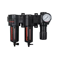 Блок подготовки с фильтром HARRISON 25 мкм, фильтром 5 мкм и регулятором 1/2', 3964 л/мин HRS-FFR3964