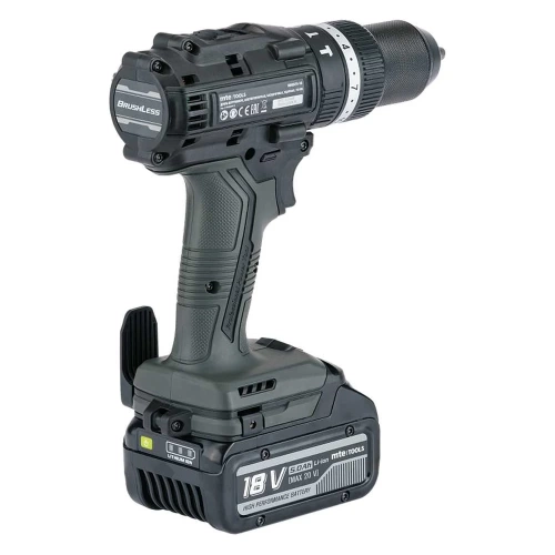 Дрель шуруповерт аккумуляторная MTE 70 Нм HDRD70-18, кейс, з/у, 2 АКБ 5 Ач 4702506012 фото 3