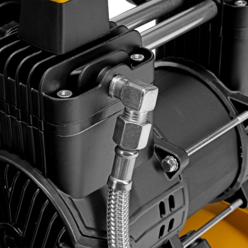 Компрессор безмасл. малошумный DLP-950/10, 950Вт,10 л, 2850 об/мин, 170 л/мин Denzel фото 14