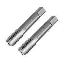 Метчик ручной М14 х 1.5 мм, комплект из 2 шт Сибртех