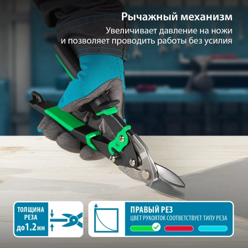 Ножницы по металлу GROSS PIRANHA 78323 фото 3 Ножницы по металлу GROSS PIRANHA 78323 фото 3