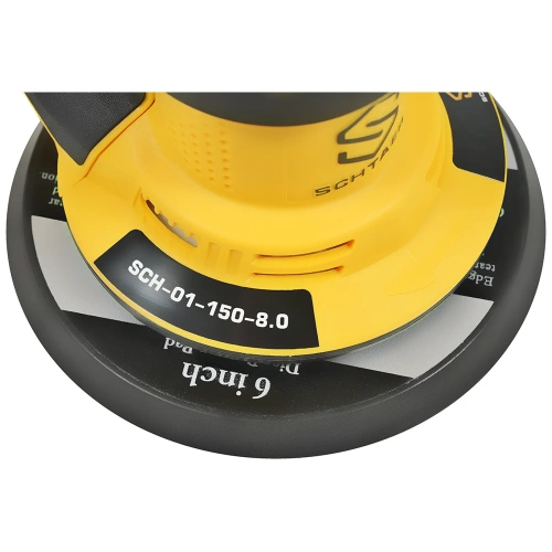 Шлифовальная машинка ручная SCHTAER 220V/50Hz, 350W, эксцентрик 8,0 мм SCH-01-150-8.0 фото 7