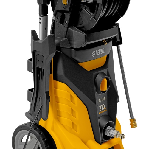Моечная машина высокого давления R-210iD, 2600 Вт, 210 бар, 8.0 л/мин, асинхронный двигатель, барабан Denzel фото 11