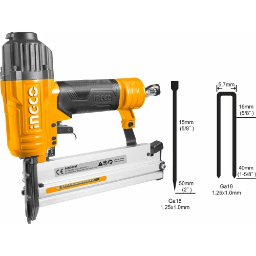 Пневматический степлер INGCO ACN50401 Пневматический степлер INGCO ACN50401