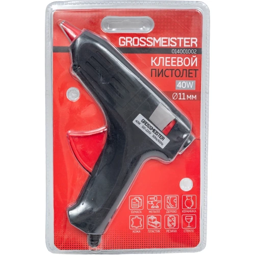 Клеевой пистолет GROSSMEISTER D11 мм, 40W 014001002 фото 4 Клеевой пистолет GROSSMEISTER D11 мм, 40W 014001002 фото 4