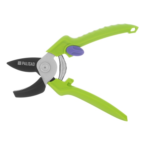 Секатор с наковальней, 190 мм, пластиковые рукоятки Palisad фото 4